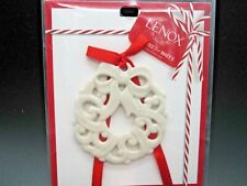 Lenox Macy's Pierced Wreath Christmas Ornament New In Package picture