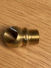 LOT OF 6 PCS SOLID BRASS 1/2 Diameter 1/8 IPS Threaded 45 Degree~ BALL ARMBACK picture