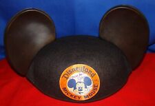 DISNEYLAND MICKEY MOUSE EARS HAT 30th ANNIVERSARY 1985 SIGNED BY 3 MOUSEKETEERS picture