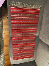 Peruvian Handmade Aguayo Table Runner Cloth -  Andean Mountain Textile 37”x 17” picture