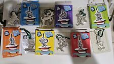 2003 Burger King Silver Plated CAT IN THE HAT ordiments Complete Set Of 6 picture