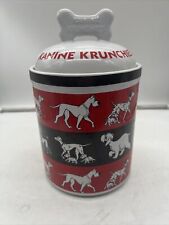 RARE Disney 101 Dalmatians Kanine Krunchies Ceramic Dog Biscuit Cookie Jar picture
