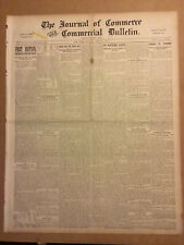 The Journal of Commerce 1894 Tariff Bill. Gold Exports. Petro War. Bridge Plans picture
