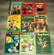 Variety (9) Dell Cartoon Comic Lot 1957-1961 FR/GD- picture