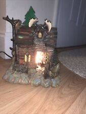 Vintage Hunting Cabin With Light picture