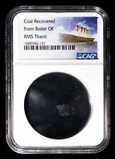 NGC Certified Coal Recovered From the Boiler of RMS Titanic w/COA SERIAL #131 picture