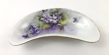 HUTSCHENREUTHER Antique Porcelain Vanity Tray, 7” Bavaria Germany. picture