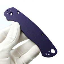 2pcs Custom Purple G10 Handle Scales For Paramilitary 2 Para 2 PM2 Folding Knife picture