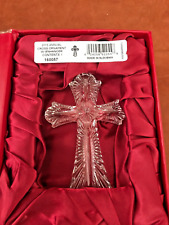 WATERFORD CRYSTAL 2013 Annual Cross Ornament w/ Box, Enhancer Contents & Pouch picture