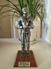 Pewter figurine King Henry V111 Foot Combat Armour c1520 Repro 5.5