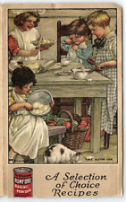 c1910 RUMFORD WHOLESOME BAKING POWDER ADVERTISING RECIPE FLYER Z4101 picture
