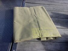 MILITARY SURPLUS A-21 CARGO BAG PARACHUTE CANVAS TARP -COVER ONLY-- 8x9 FT -ARMY picture