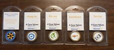 Lot Of 5 Walmart 4 Core Values Collectible Coins Respect Integrity Excellence  picture