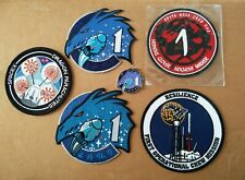 Authentic/Original USAF Spacex F9 Crew-1 Dragon Mission Patch & Coin Set - 6pcs. picture