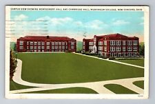New Concord OH-Ohio, Muskingum College, c1937 Antique Vintage Souvenir Postcard picture