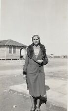 Seminole Texas 1930's Pretty Young Woman Original Snapshot Vintage Photo picture