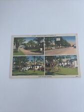 LINEN ROADSIDE Postcard--FLORIDA--Vero Beach--Camp Gordon--Hwy 1--Multiview FL picture