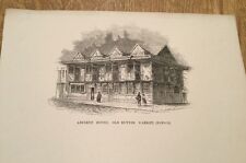 c1850 - Old Butter Market, Ipswich- Engraved Notepaper. picture