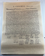 United States Declaration of Independence Antique Parchment VERY GOOD 23