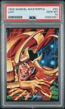 1992 Marvel Masterpieces #50 Loki PSA 10 GEM MINT picture