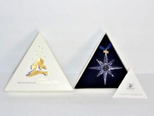 Swarovski Crystal 1995 Snowflake Ornament w/ COA & Box picture