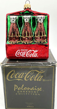 1996 Kurt S Adler Komozja Polonaise Coca-Cola 6-Pack Ornament Poland Box picture