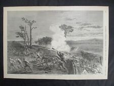 1894 Harper's Civil War Print- Storming of Missionary Ridge in Chattanooga, 1863 picture