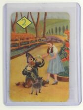 WIZARD OF OZ VINTAGE 1940 CASTELL CARD #2 DOROTHY AND SCARECROW picture