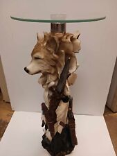 Wolf table Native American art picture
