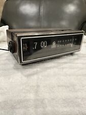 Vtg 1982 General Electric GE Flip Clock Radio Alarm Clock 7-4305F Tested WORKING picture