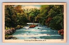 Monticello NY-New York, General Greetings, Antique c1941 Vintage Postcard picture