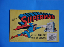 Nice 1948 Superman at Gilbert Hall of Science American Flyer Read FULL Descript picture