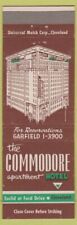 Matchbook Cover - The Commodore Hotel Cleveland OH picture