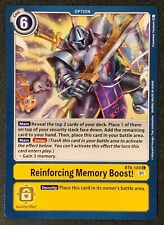 Reinforcing Memory Boost | BT6-100 C | Yellow | Double Diamond | Digimon TCG picture