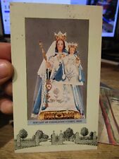 G2 Old OHIO Postcard Our Lady of Consolation Catholic Church Shrine Carey Statue picture