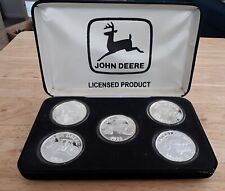 John Deere Silver Coins Series II Set  .999 Fine Silver 1 Troy Ounce 8000 Series picture