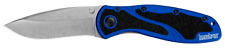 Kershaw Knives Blur Liner Lock Navy Blue Anodized Aluminum 14C28N Steel 1670NBSW picture