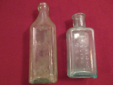 (2)Antique circa 1899 Whittemore Boston & Scott's both green tint glass bottles picture