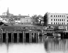 1887 Seattle Waterfront & Eastern Railway Old Photo 8.5