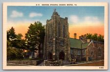 Bristol VA Virginia Postcard Emanuel Episcopal Church picture