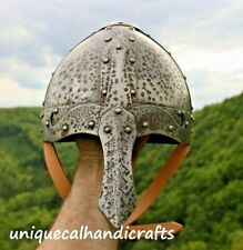 Replica Antique Helmet Armor SCA LARP Viking Knight Nasal Warrior 18ga Helmet picture