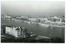 Postcard Budapest Hotel Duna Inter. Continental Real Photo  RPPC Posted picture