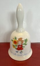 1982 Applause Little Orphan Annie Ceramic Bell Never Fully Dressed w/o A Smile picture