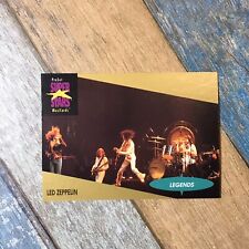 LED ZEPPELIN, PROSET MUSIC TRADING CARD #25 SUPER STARS 1991 picture