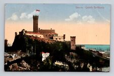 DB Postcard Genoa Italy Castle D'Albertis Castle Unposted Stamp picture