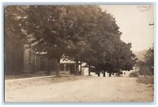 1916 Deport Street Dirt Road Boston New York NY Antique RPPC Photo Postcard picture