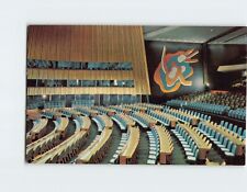 Postcard A view of the General Assembly Hall, United Nations Headquarters, N. Y. picture