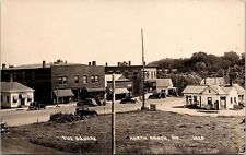 Real Photo Postcard The Square in North Anson, Maine picture
