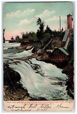 1919 Power Plant Fall East Canada Creek Generating Power Canajoharie NY Postcard picture