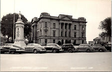 Vtg 1930-1940s Court House Square Denison Iowa IA RPPC Real Photo Postcard picture